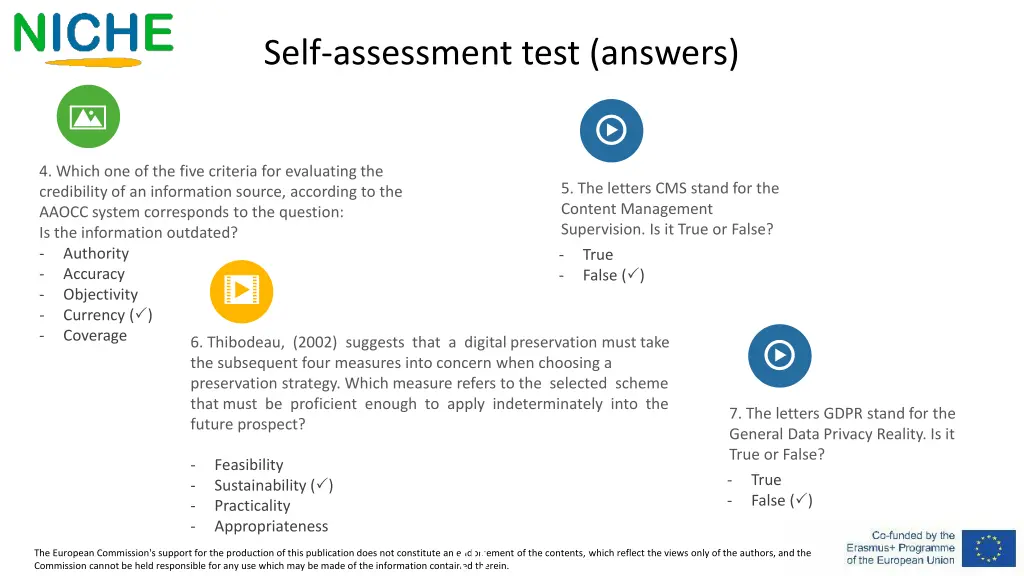 self assessment test answers 1