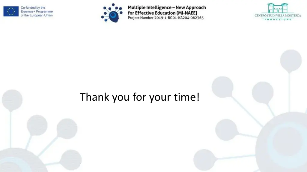 thank you for your time