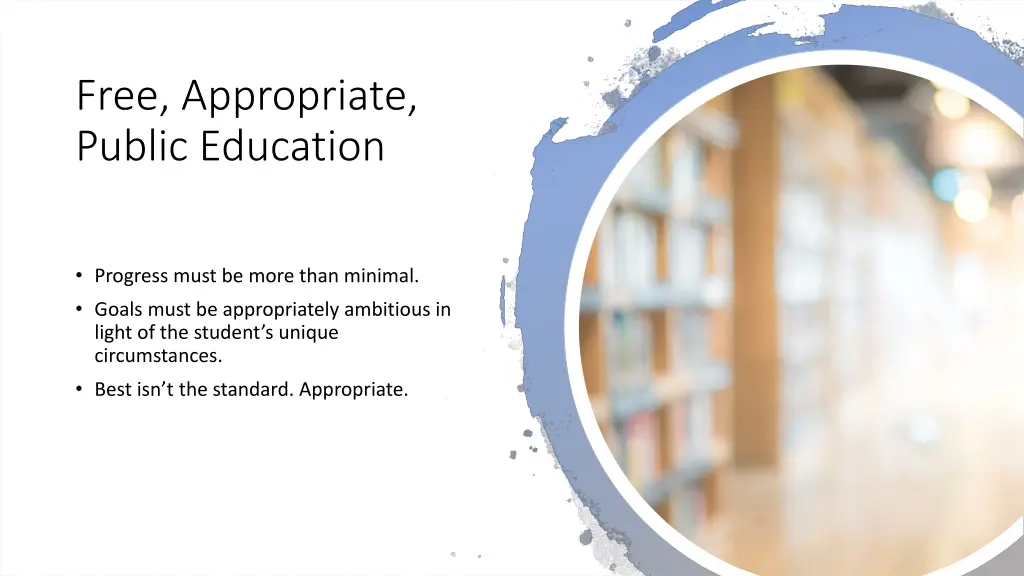 free appropriate public education