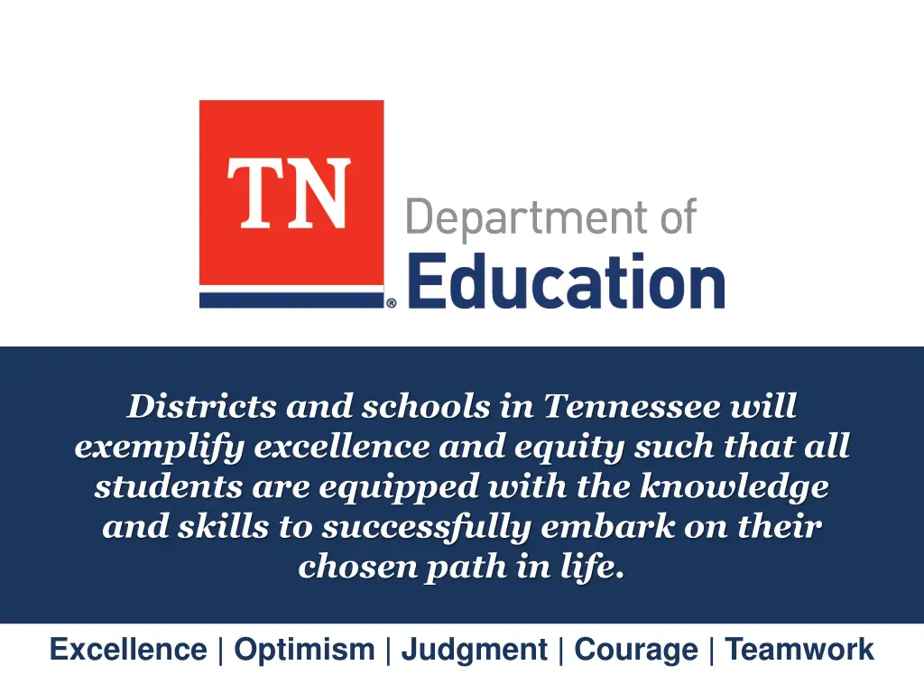 districts and schools in tennessee will exemplify