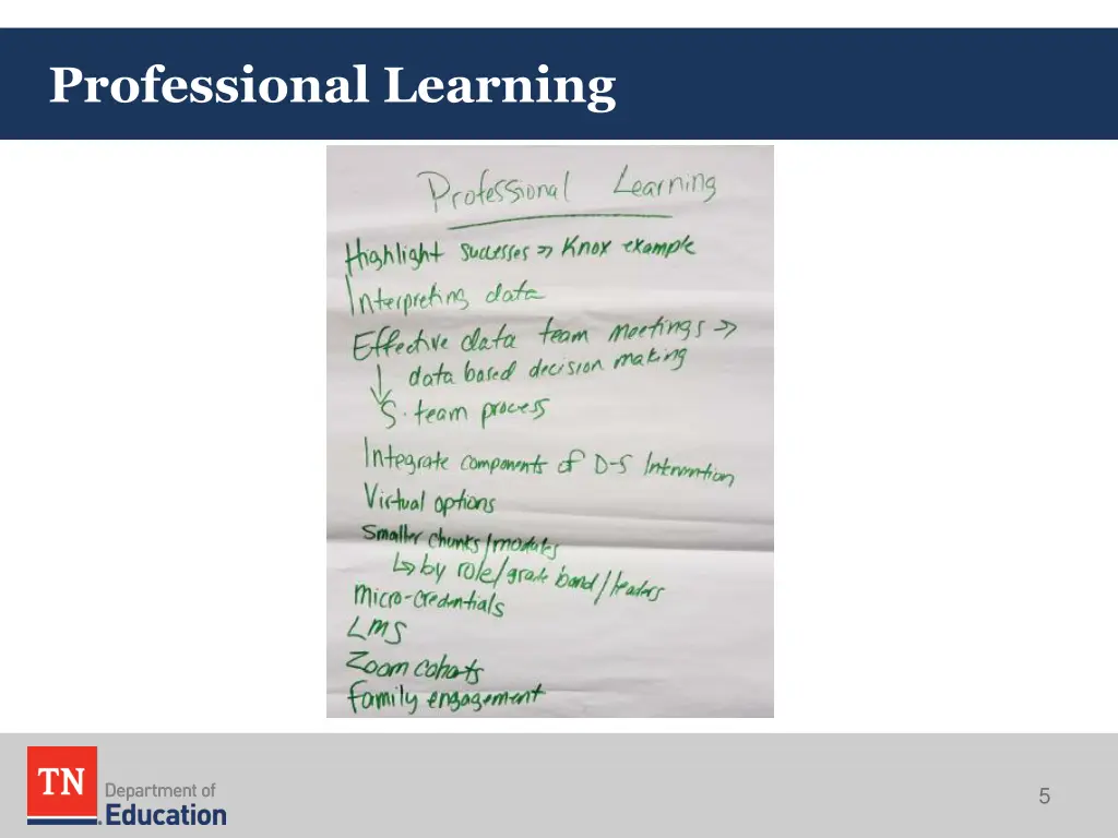 professional learning