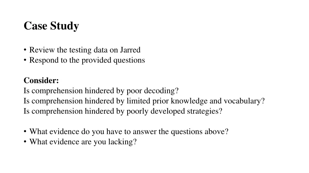 case study