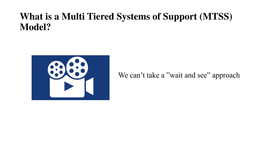 what is a multi tiered systems of support mtss