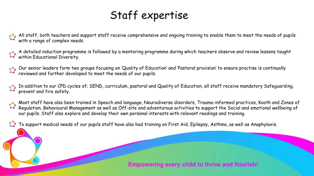 staff expertise