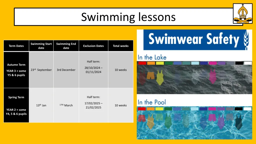 swimming lessons