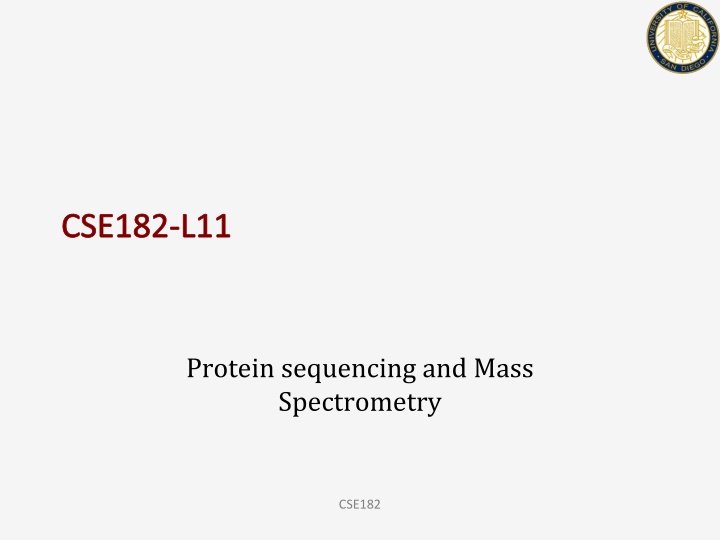 cse182 l11