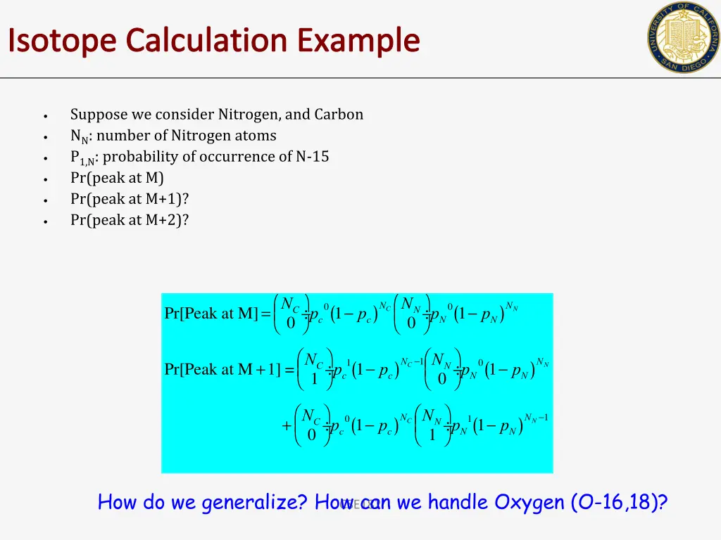 isotope calculation example