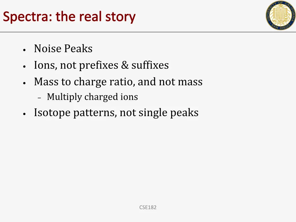 spectra the real story