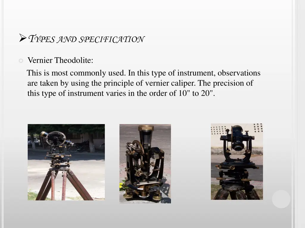t ypes and specification 1