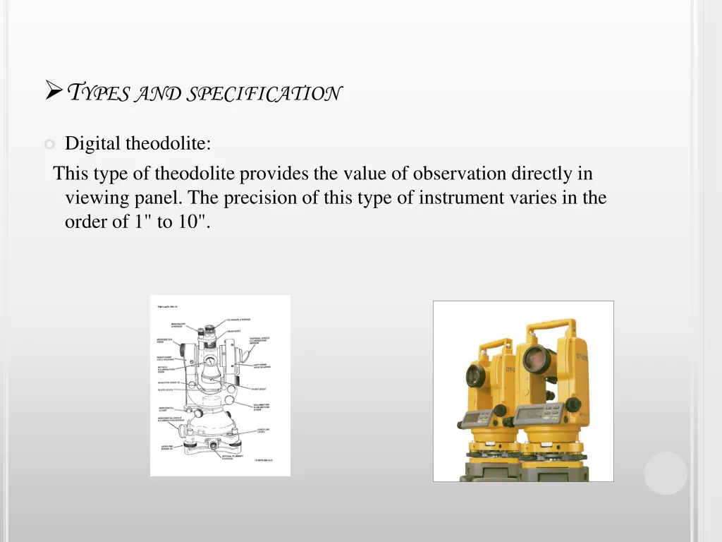 t ypes and specification 3