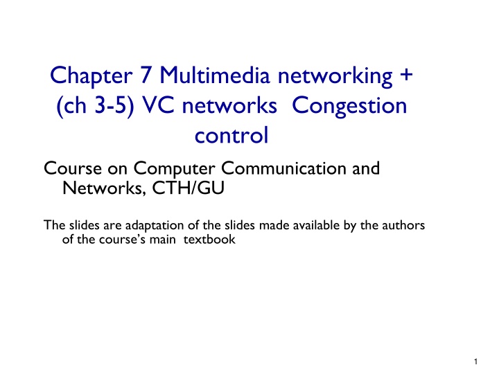 chapter 7 multimedia networking