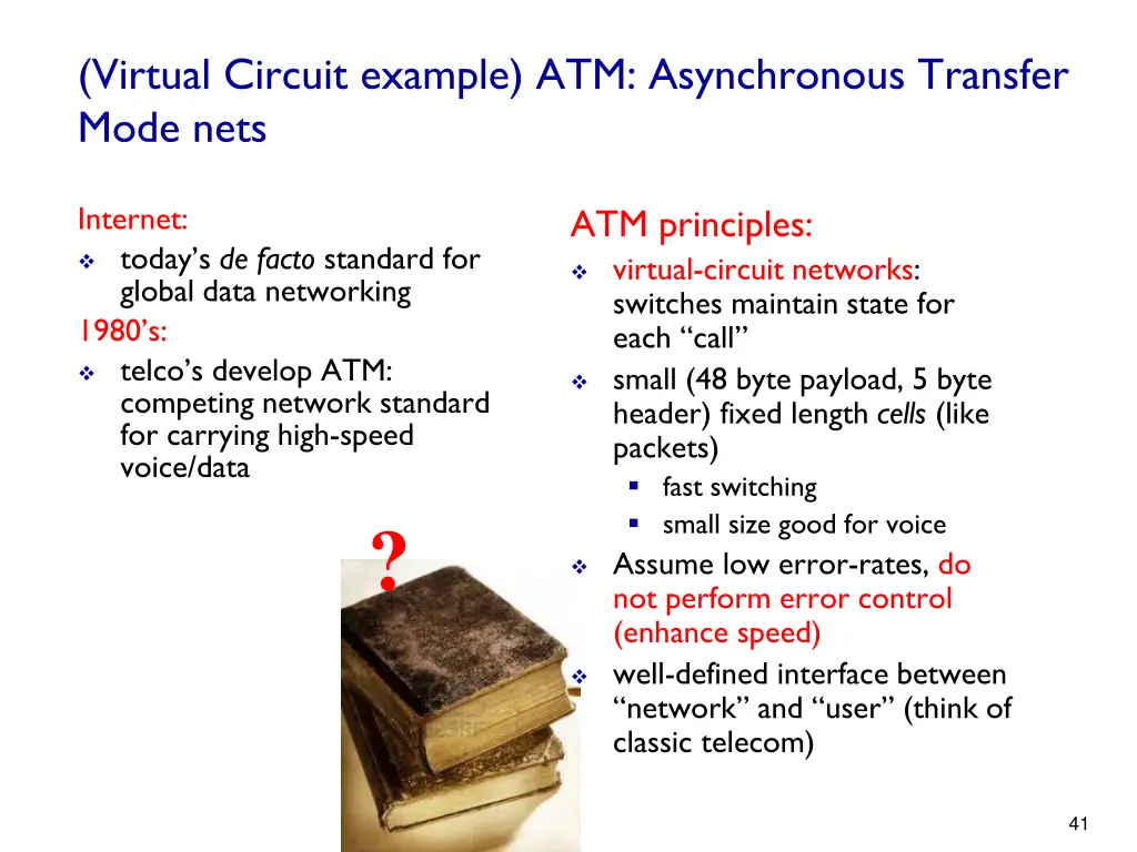 virtual circuit example atm asynchronous transfer