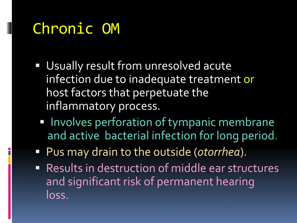 chronic om