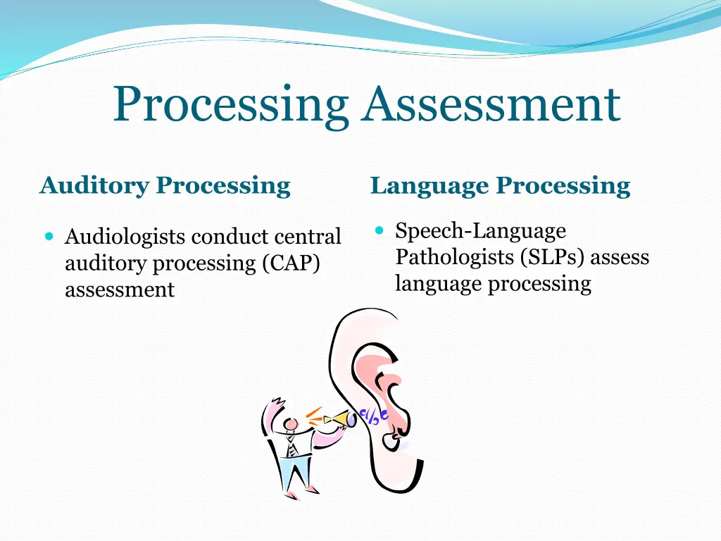processing assessment