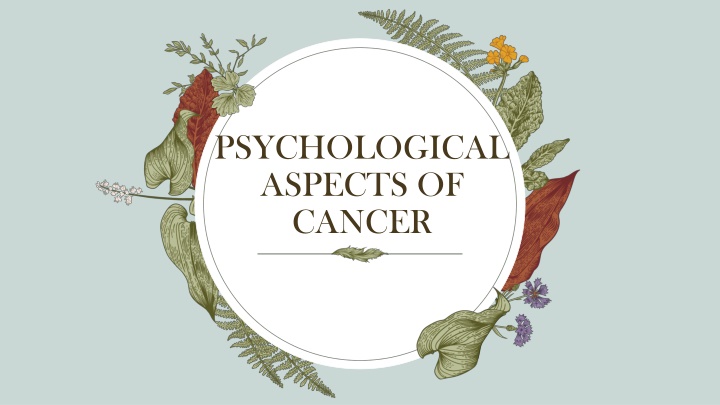 psychological aspects of cancer