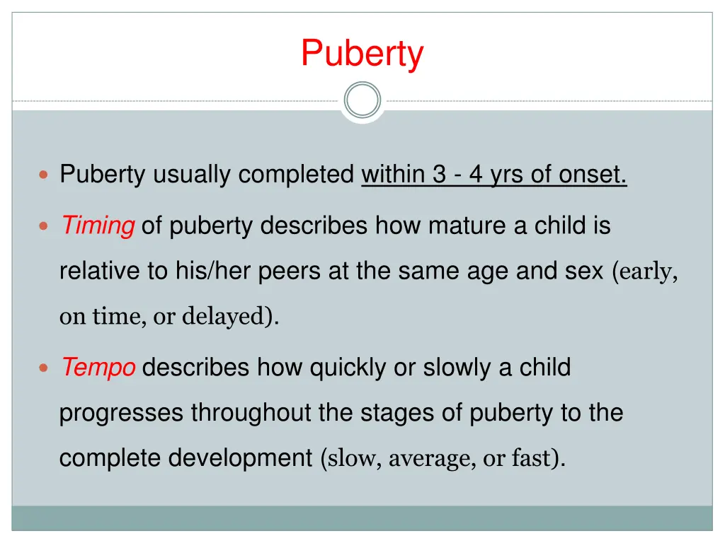 puberty 2