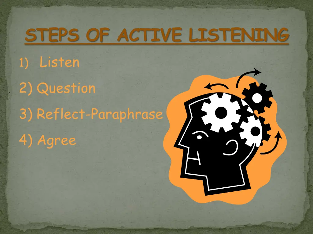 steps of active listening