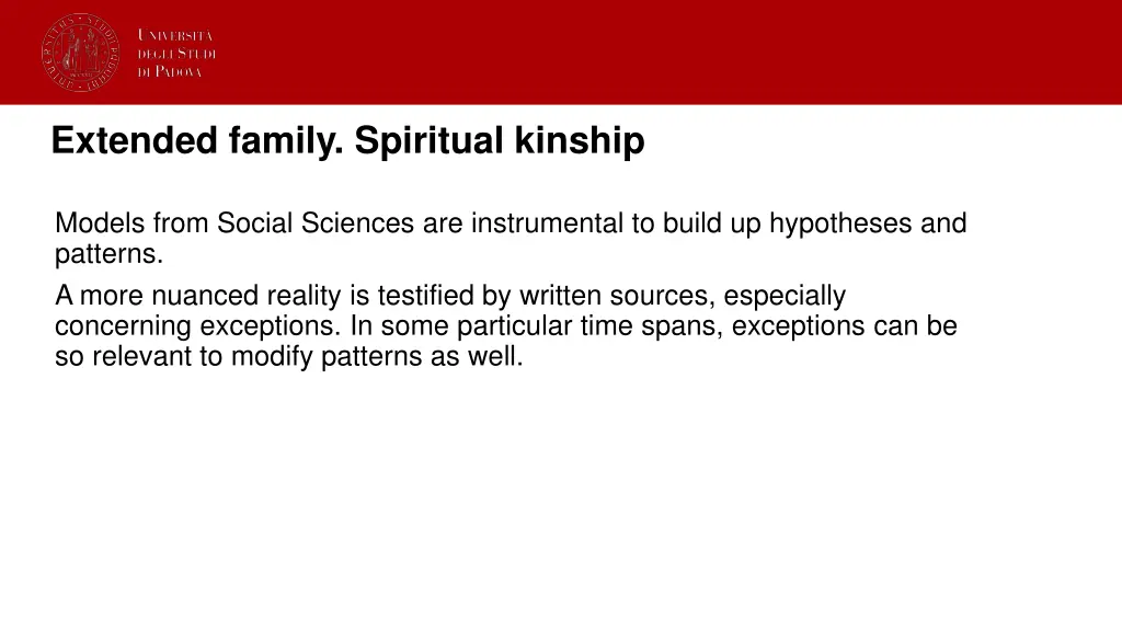 extended family spiritual kinship