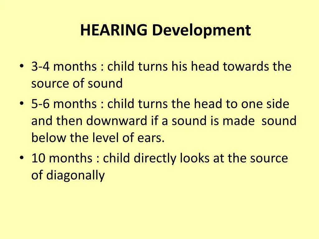 hearing development