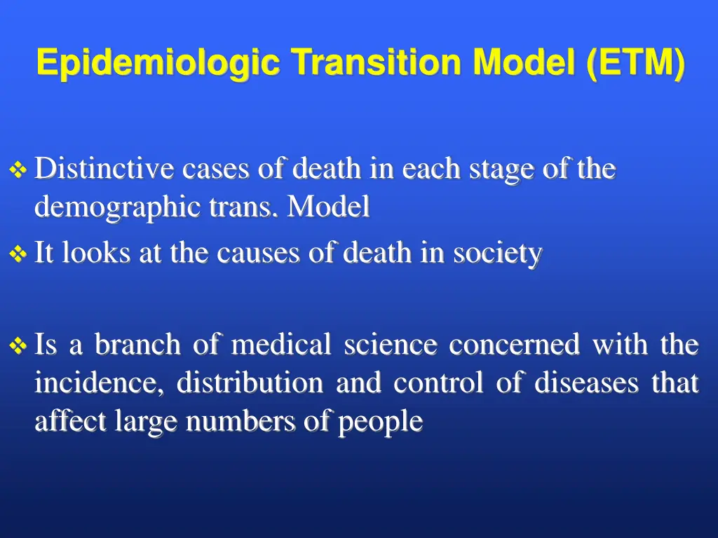 epidemiologic transition model etm