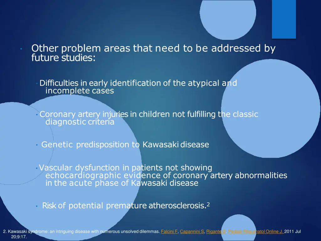 other problem areas that need to be addressed