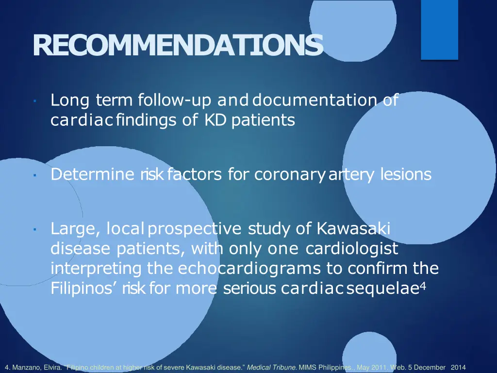 recommendations