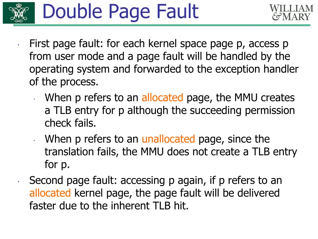 double page fault 1
