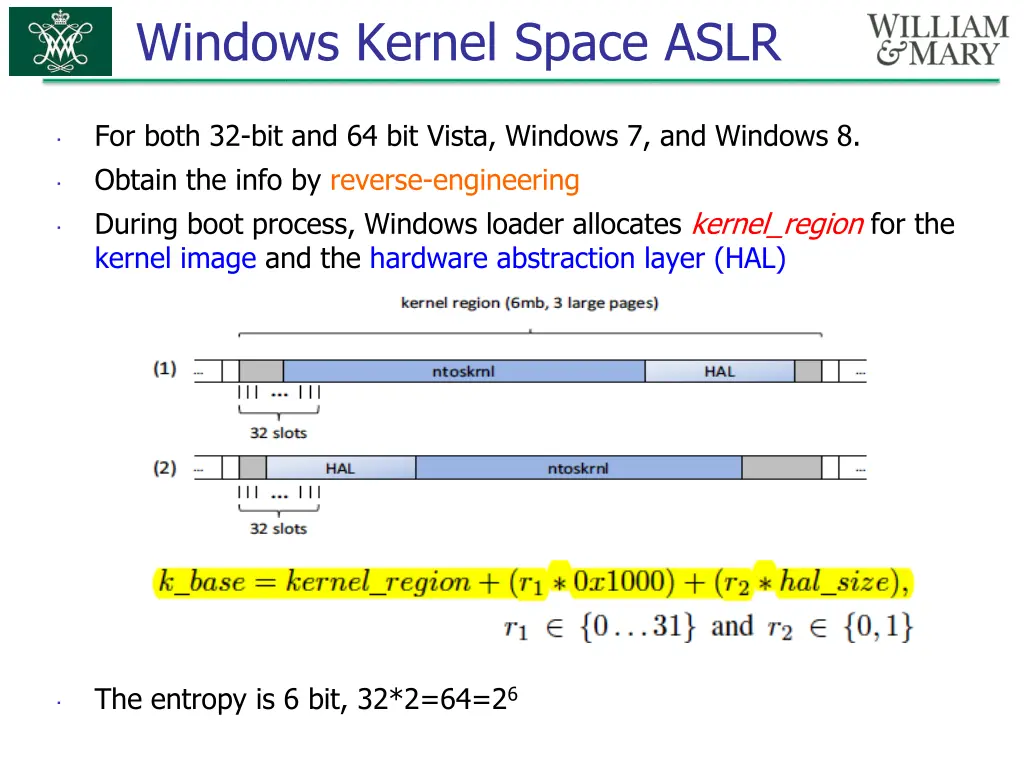 windows kernel space aslr