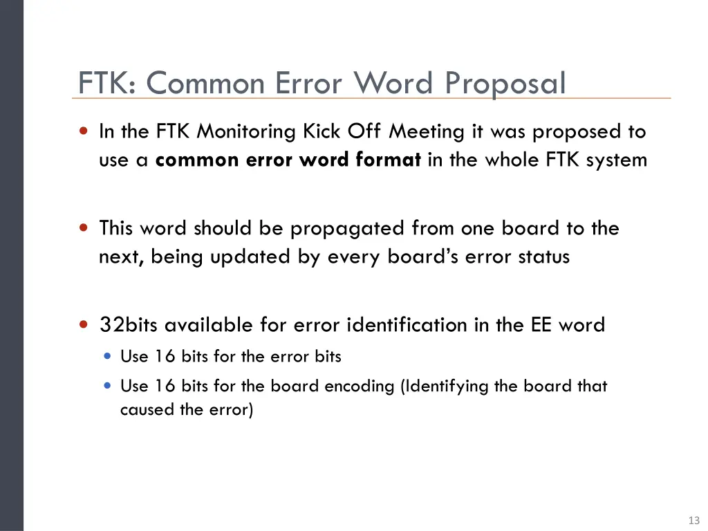 ftk common error word proposal