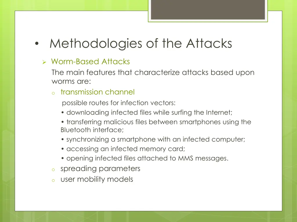 methodologies of the attacks 2
