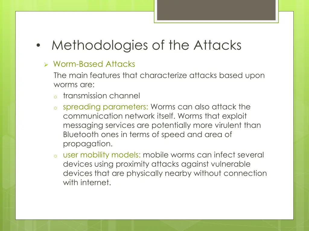 methodologies of the attacks 3