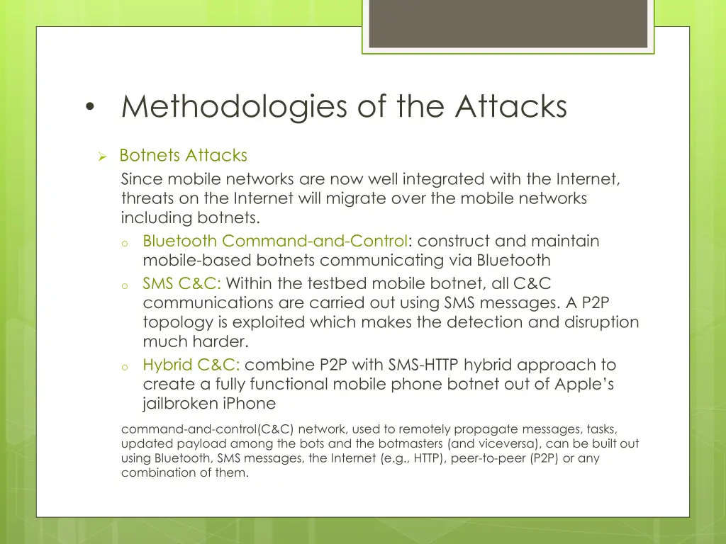 methodologies of the attacks 4