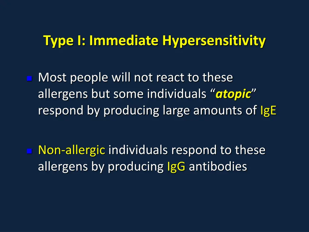 type i immediate hypersensitivity