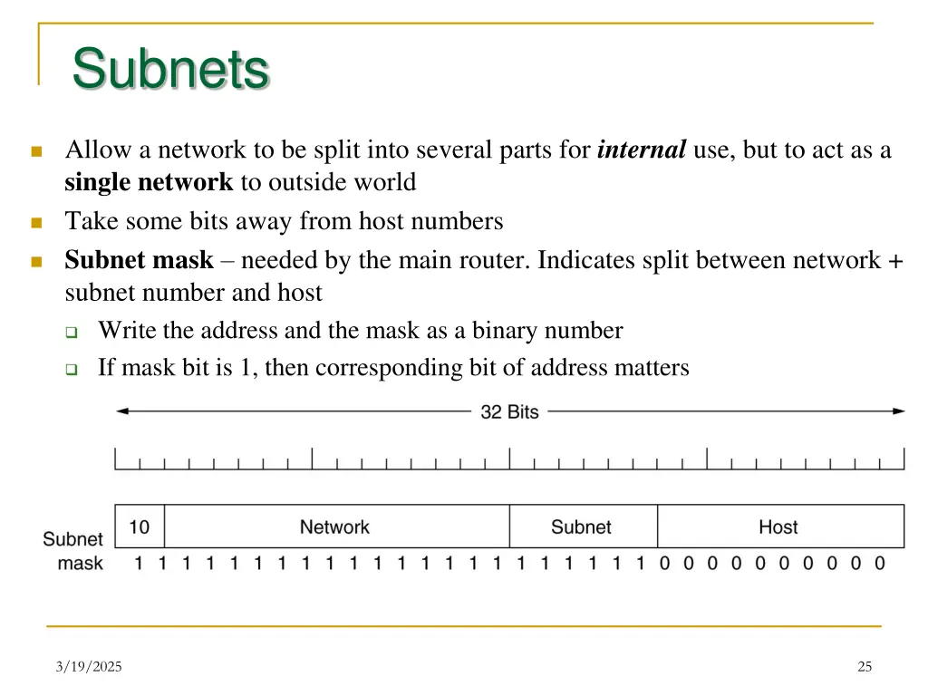 subnets