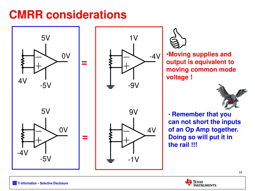 cmrr considerations