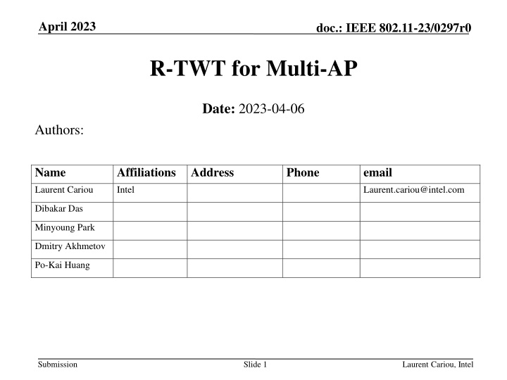 april 2023