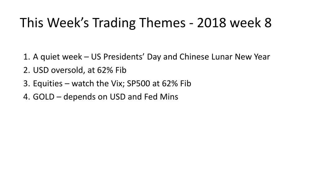this week s trading themes 2018 week 8