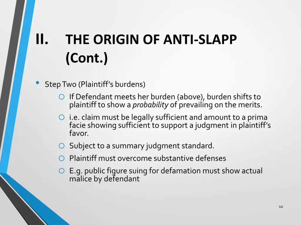 ii the origin of anti slapp cont 2