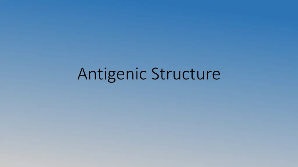 antigenic structure