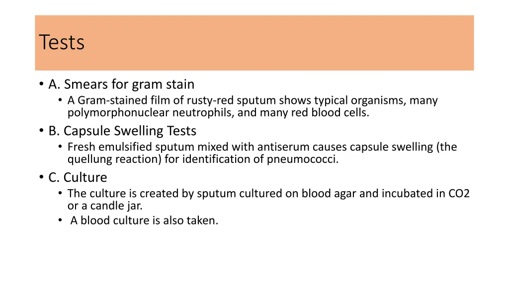 tests
