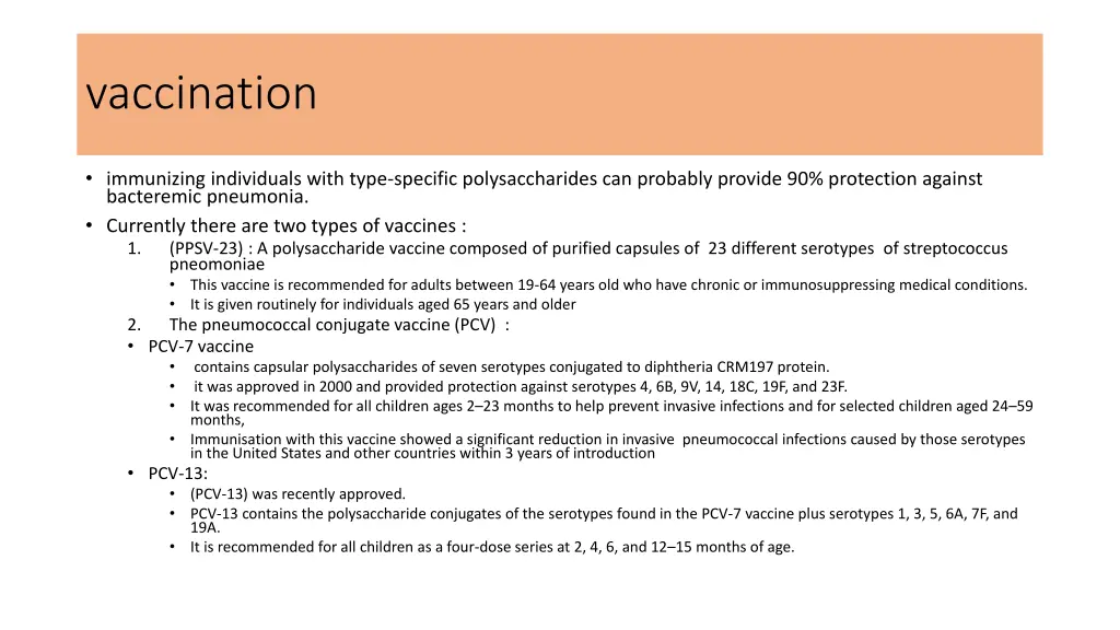 vaccination