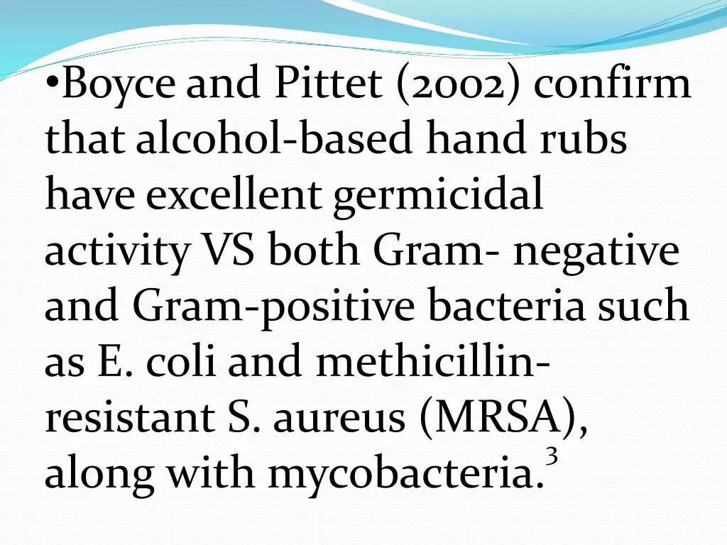 boyce and pittet 2002 confirm that alcohol based