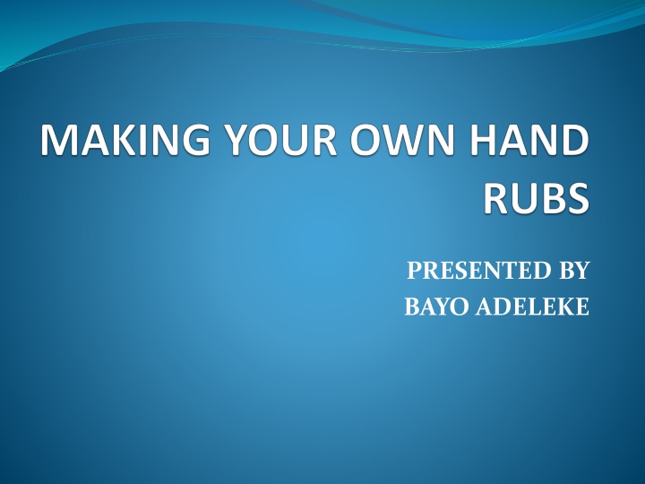 presented by bayo adeleke