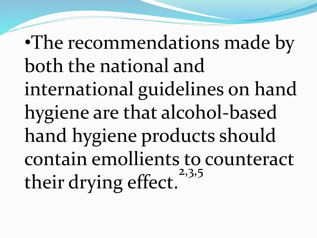 the recommendations made by both the national