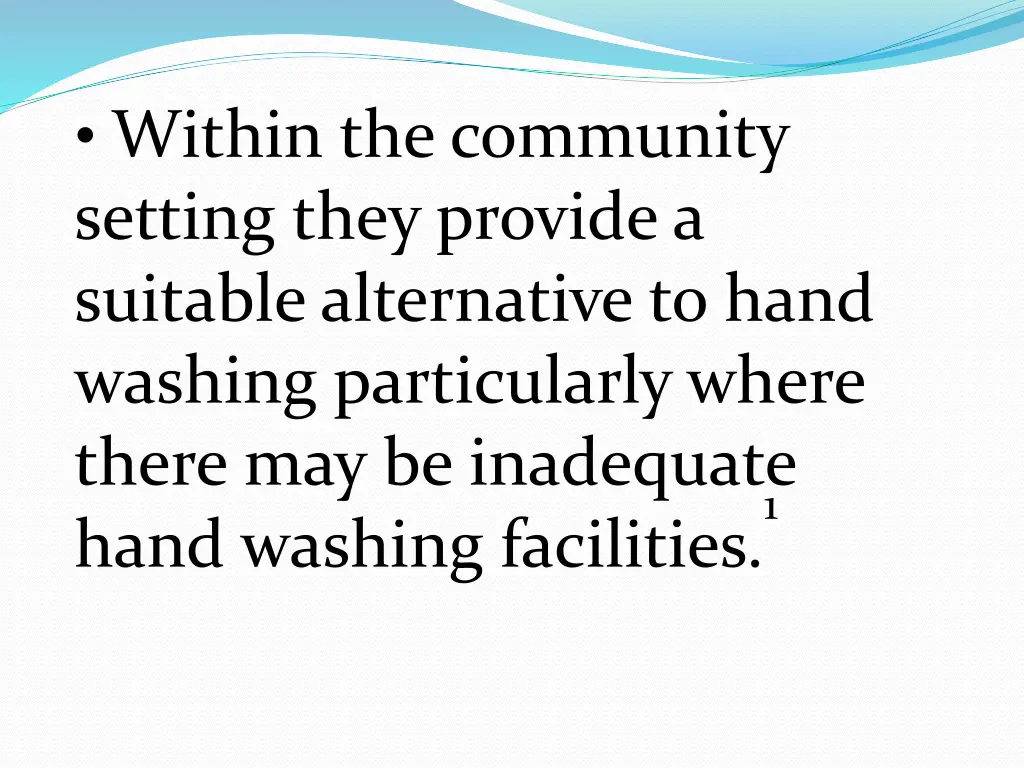 within the community setting they provide