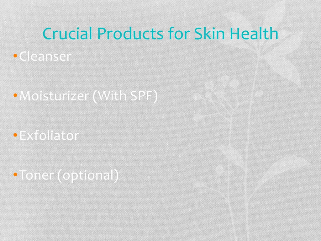 crucial products for skin health cleanser