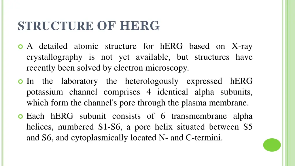 structure of herg