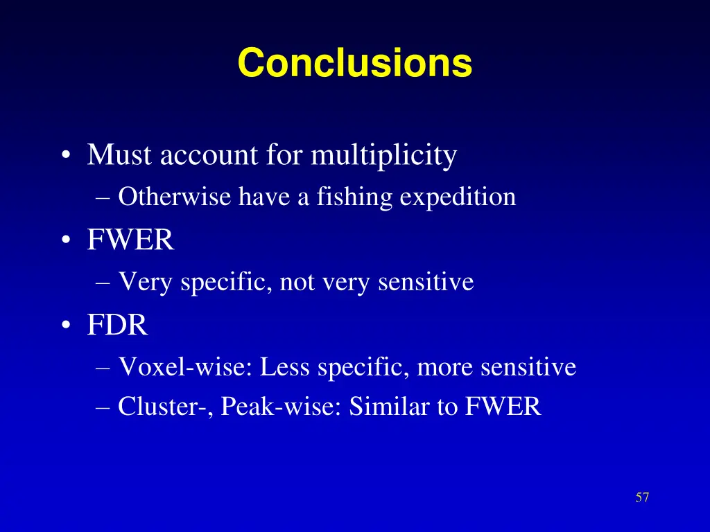 conclusions