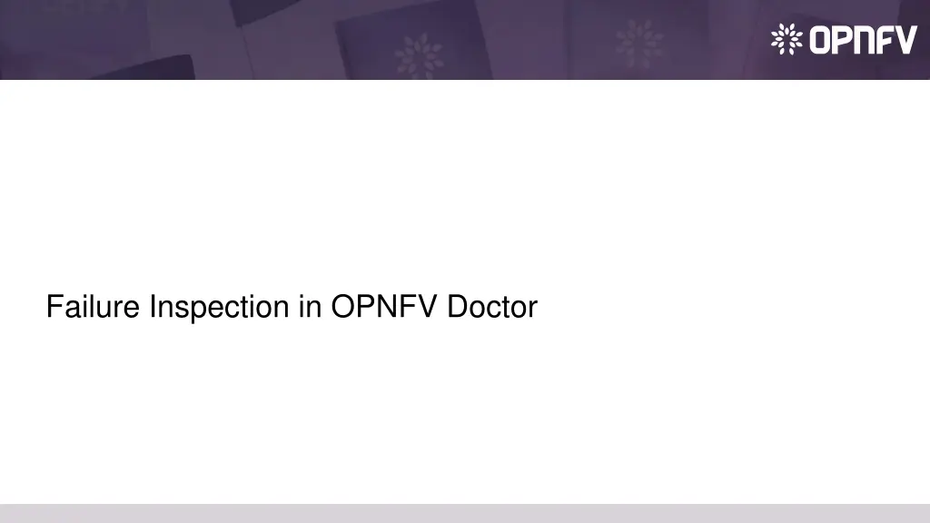 failure inspection in opnfv doctor