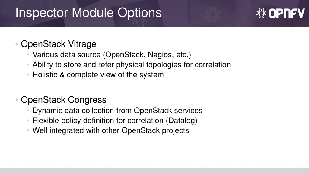 inspector module options